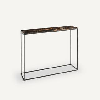 AM.PM Console marbre ambré/métal acier L90 cm  