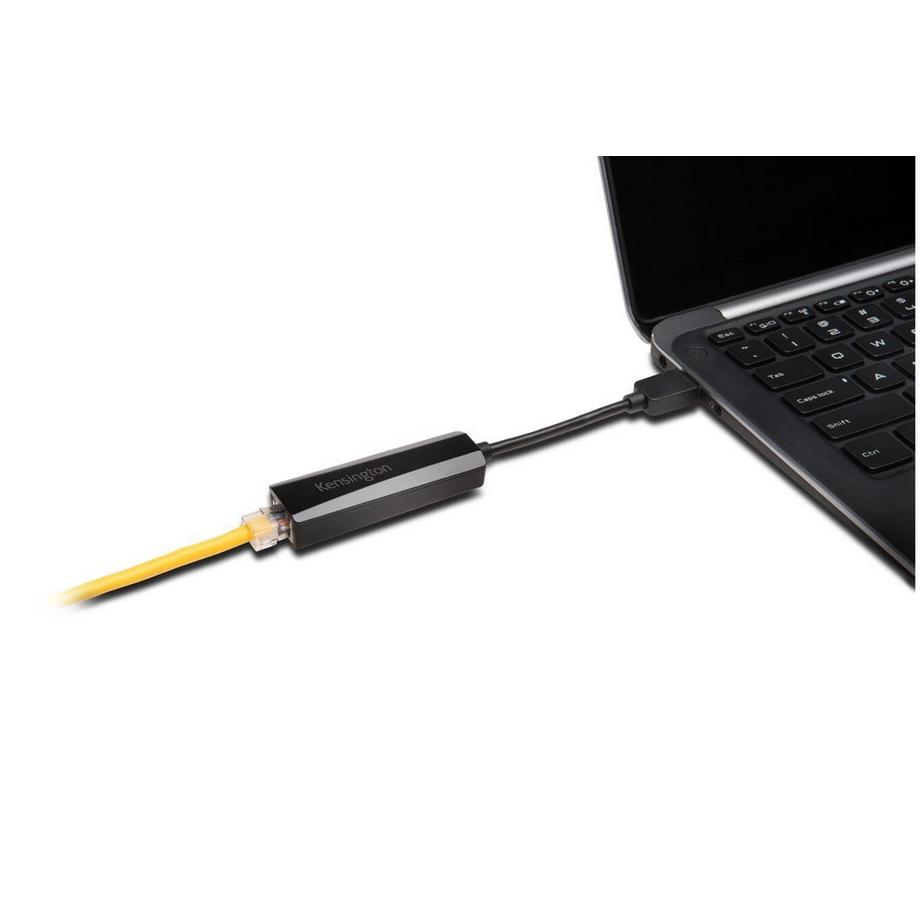 Kensington  Adaptateur Ethernet USB-A UA0000E — Noir 