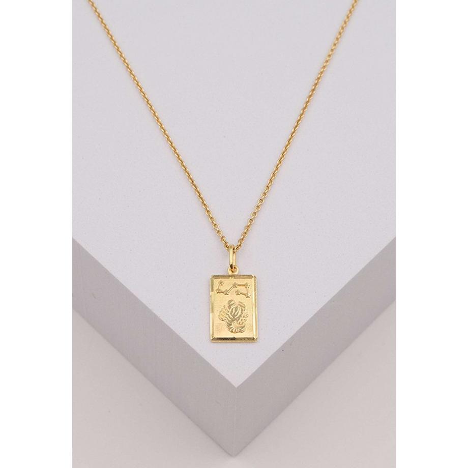 MUAU Schmuck  Anhänger Sternzeichen Skorpion Gelbgold 750, 20x9mm 