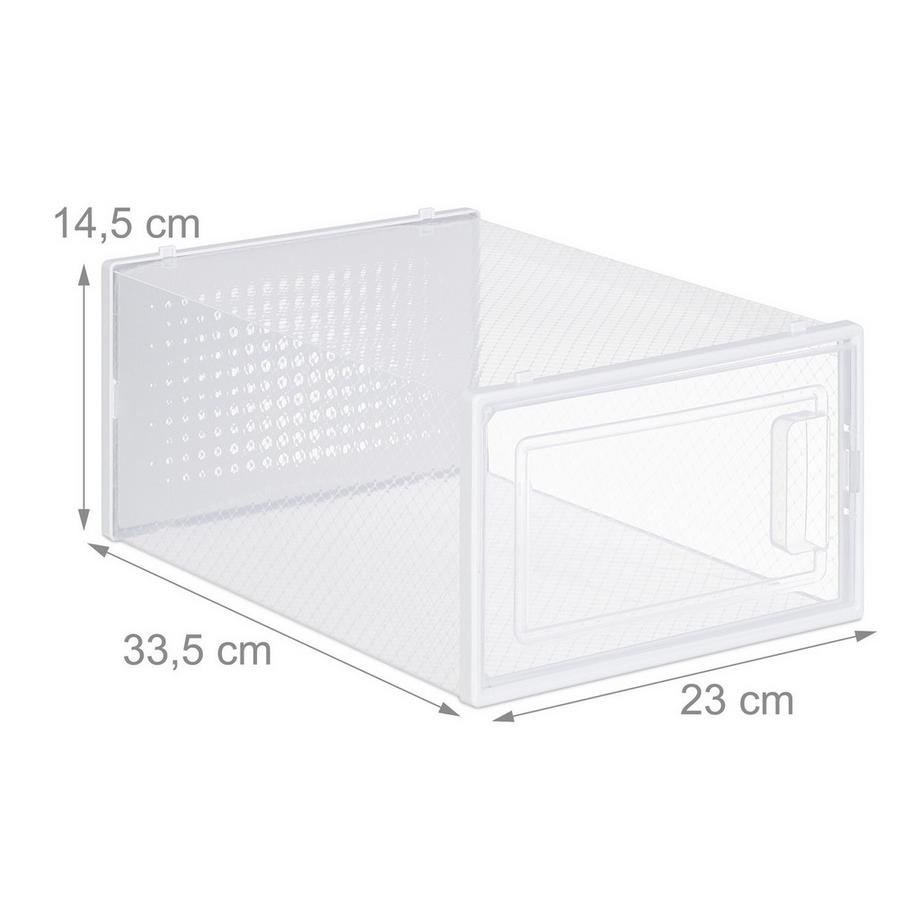 Northix Schuhaufbewahrungsboxen 12er-Set  