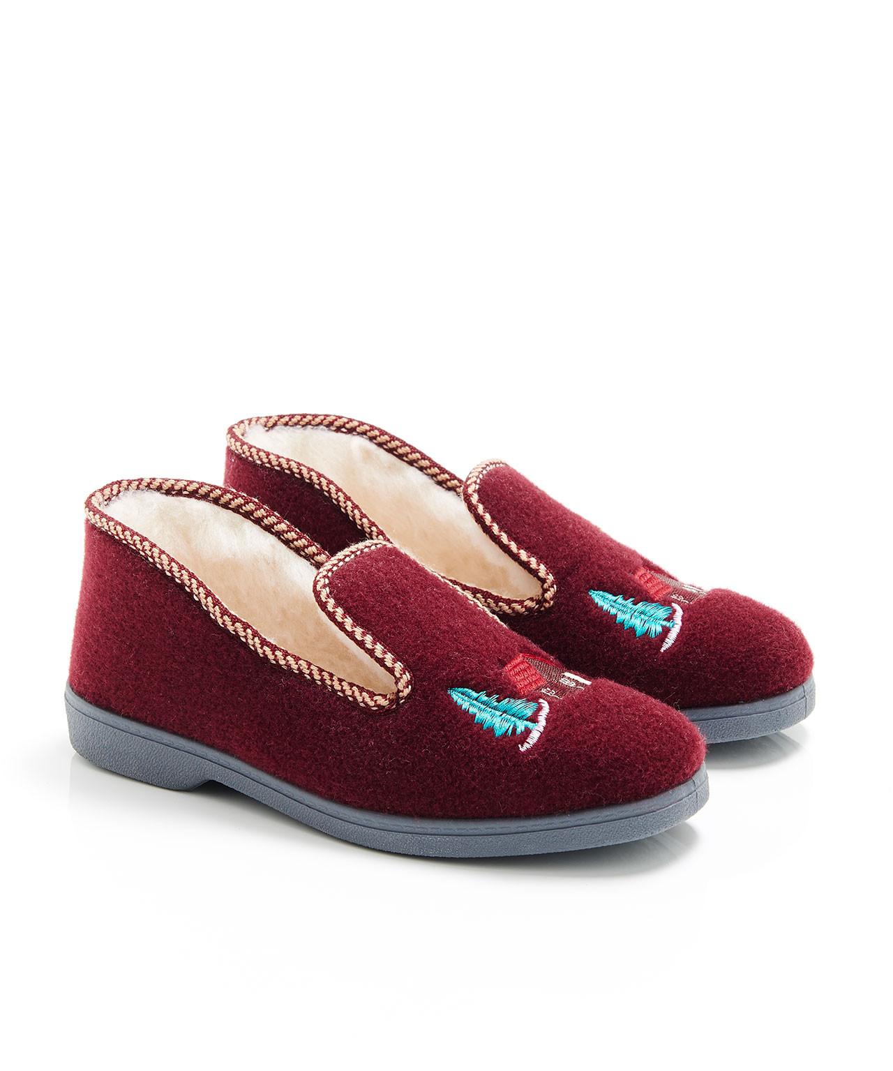 Image of Gefütterte Hausschuhe Aus Thermolactylfaser. Damen Rot 46