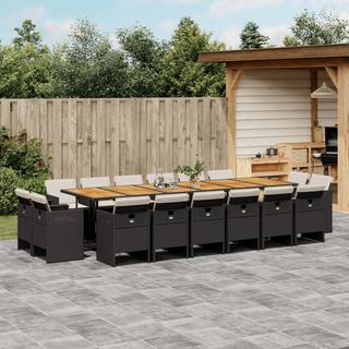 VidaXL Garten essgruppe poly-rattan  