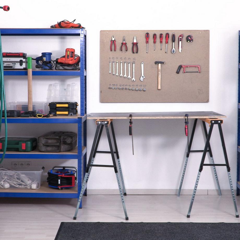 B2X Mensola portaoggetti blu  