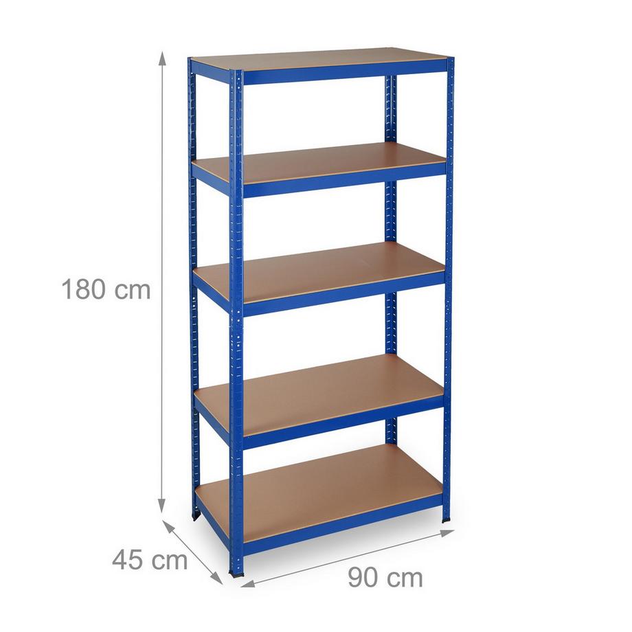 B2X Mensola portaoggetti blu  