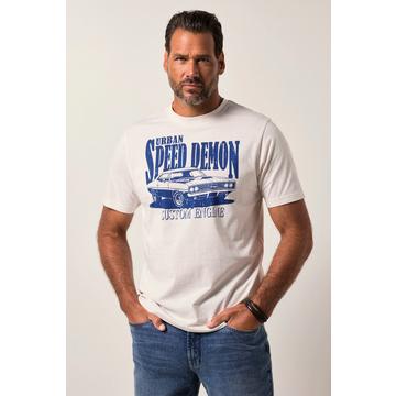 T-shirt con stampa, scollo rotondo e mezze maniche, fino alla tg. 8XL