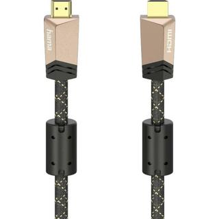 hama  Hama Câble HDMI Premium avec Ethernet, mâle - mâle, ferrite, métal, 1.5 m 