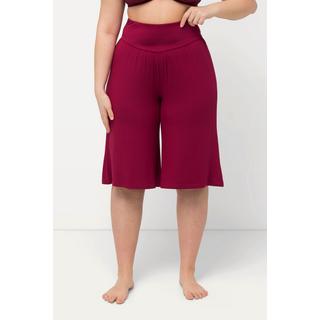 Ulla Popken  Bermuda, coupe large et droite, ceinture élastique 