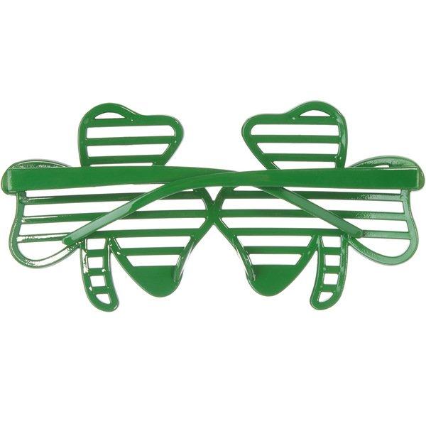 Tectake  Lunettes fantaisie trèfles à rayures 