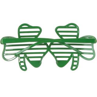 Tectake  Lunettes fantaisie trèfles à rayures 