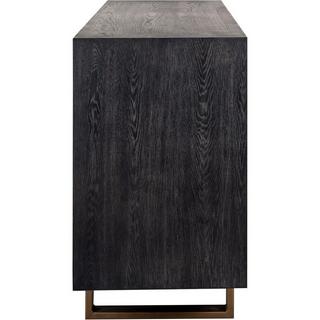 mutoni Credenza Hunte oro nero spazzolato 200  