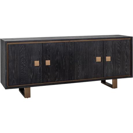 mutoni Credenza Hunte oro nero spazzolato 200  