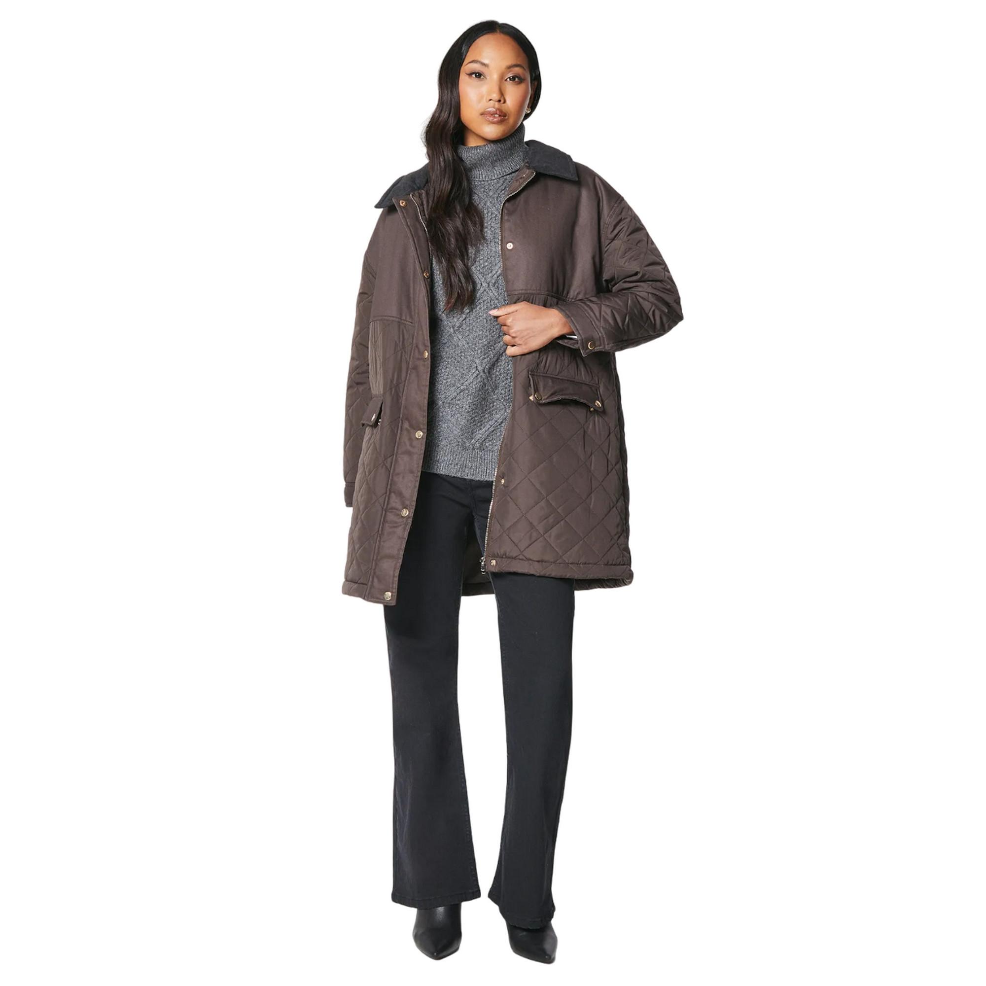 Principles Steppjacke Cordkragen  