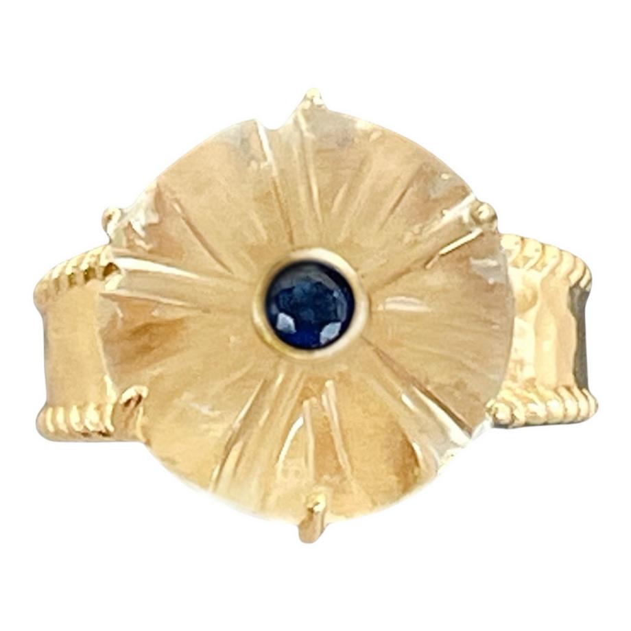 Steinkult  Bague pierres semi-préciouses Crystal de roche "Noelia" 