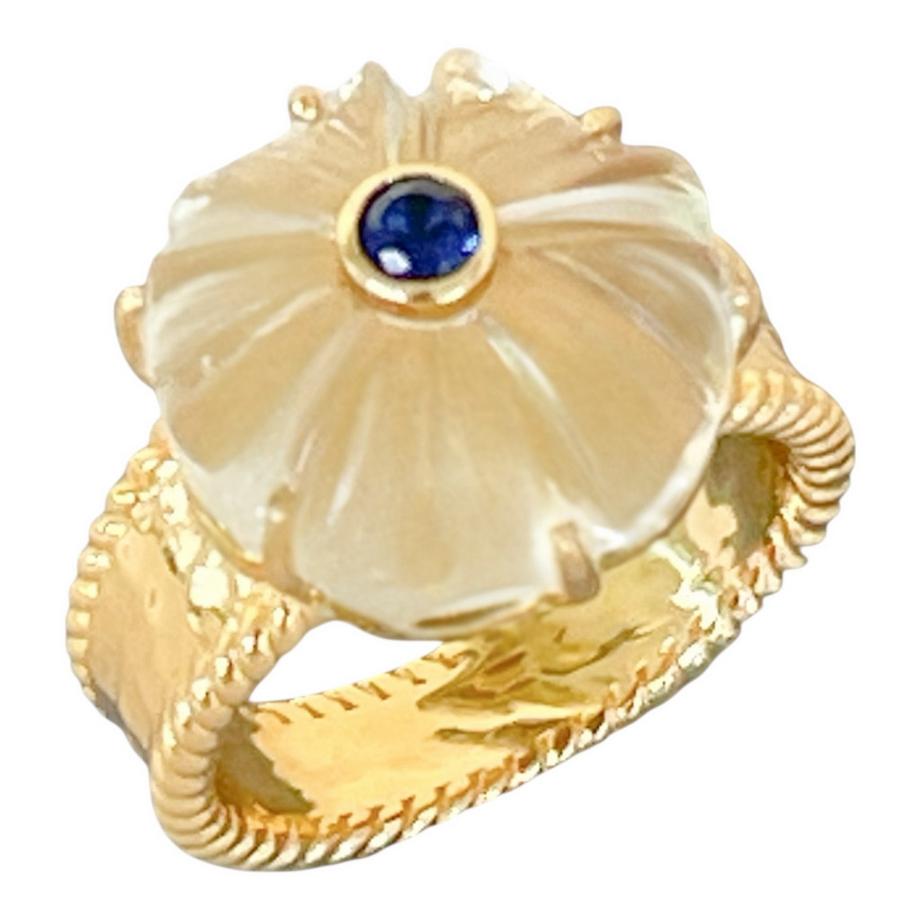 Ring Halbedelsteine Bergkristall "Noelia"