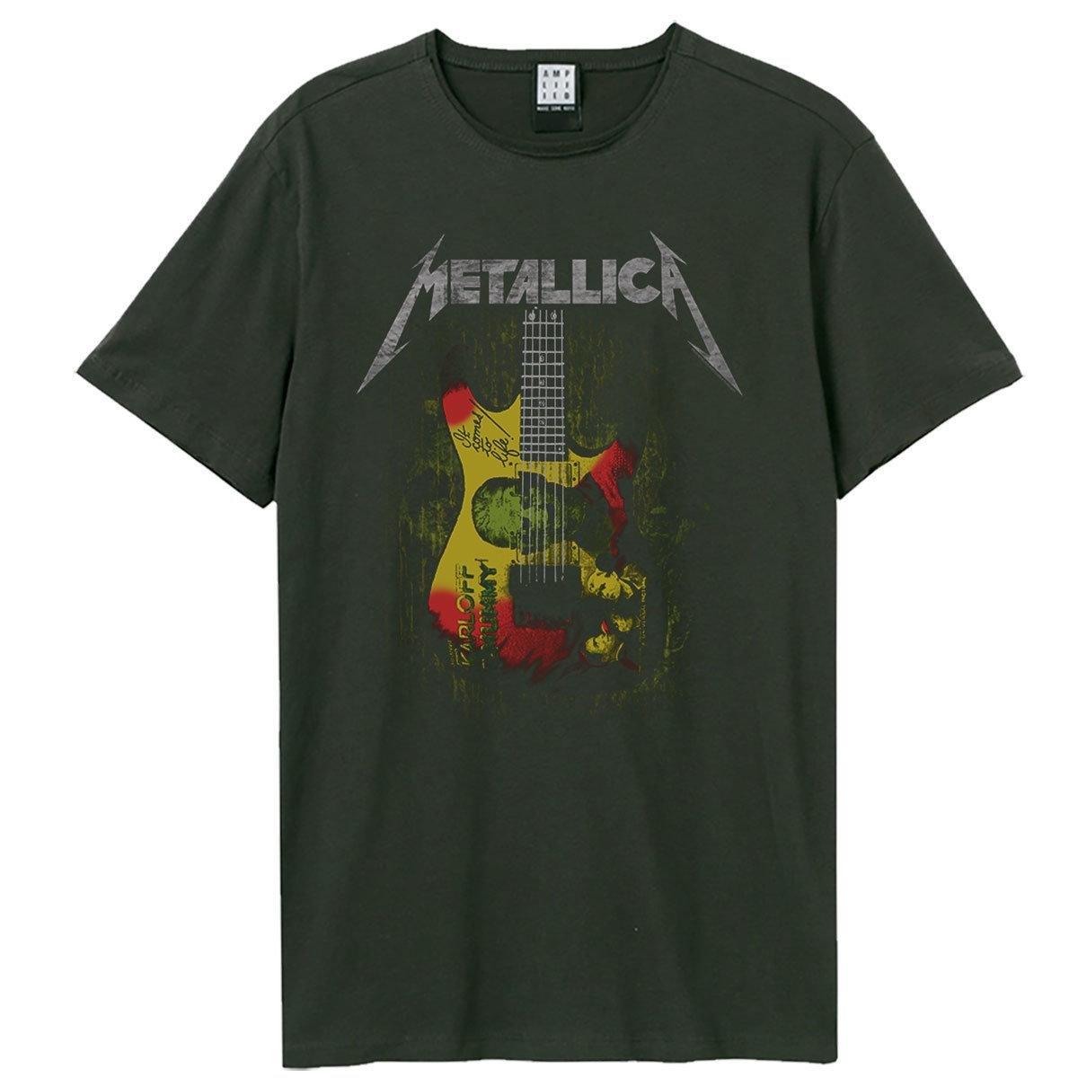 Image of Frankenstein Guitar Tshirt Herren Charcoal Black M