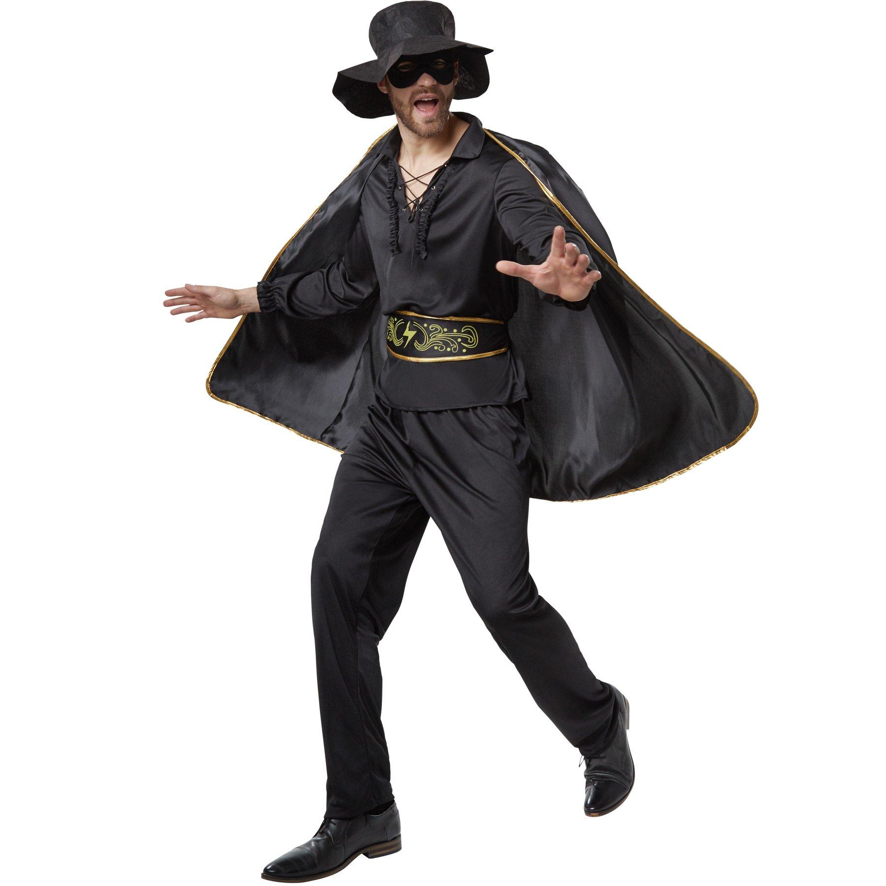 Image of Herrenkostüm Zorro Schwarz