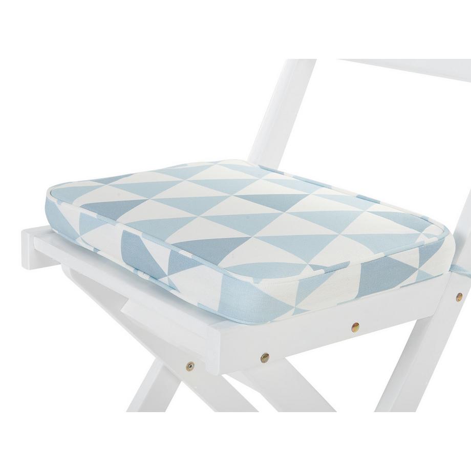 Beliani Gartenstuhlkissen 2er Set aus Polyester Modern FIJI  