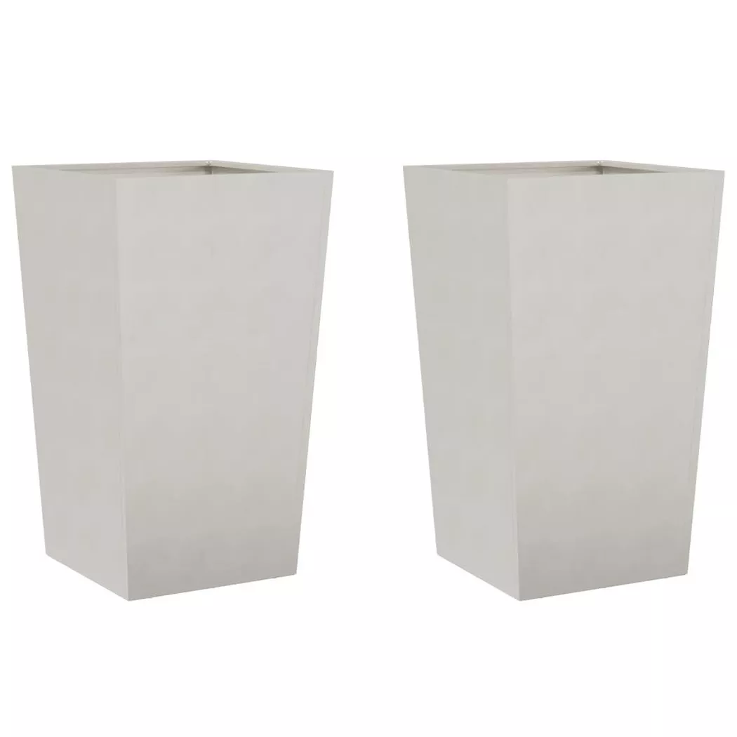 VidaXL - Jardinière acier, One Size, Noir Light