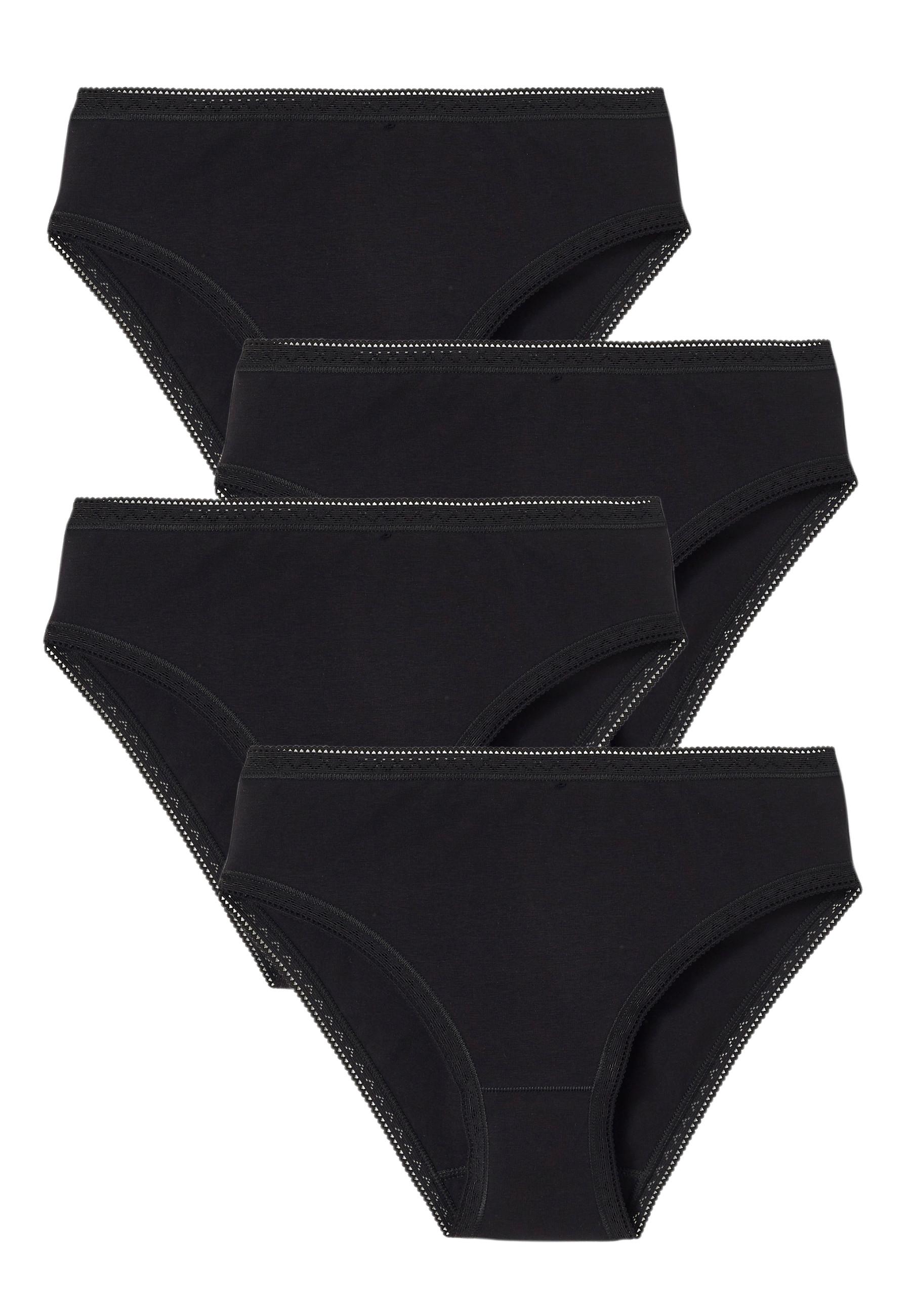 Image of Slip ,mini Im 3er-pack + 1 Gratis. Unisex Schwarz 46-48
