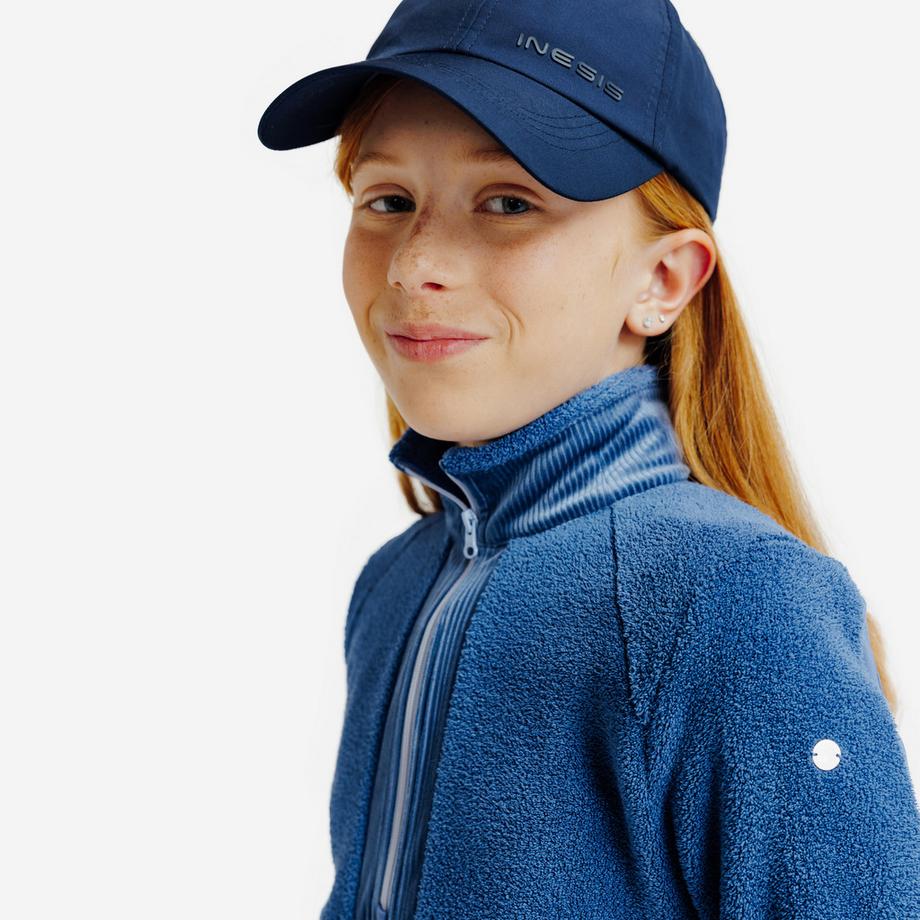 FOUGANZA  Fleece Kinder Reiten mit Reissverschluss Polyester 