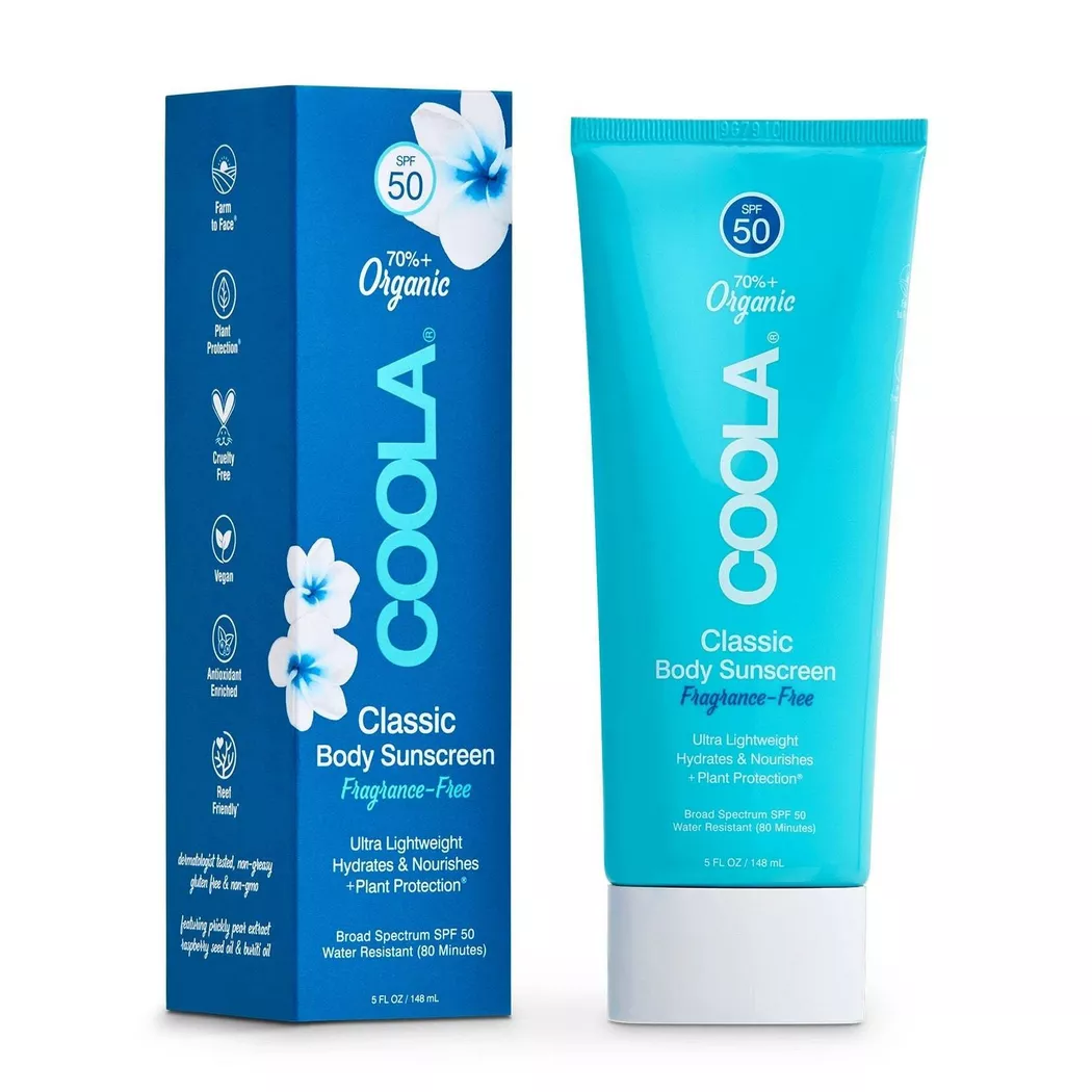 Coola Hydrating Sunscreen Lotion Fragrance Free SPF50 148ml
