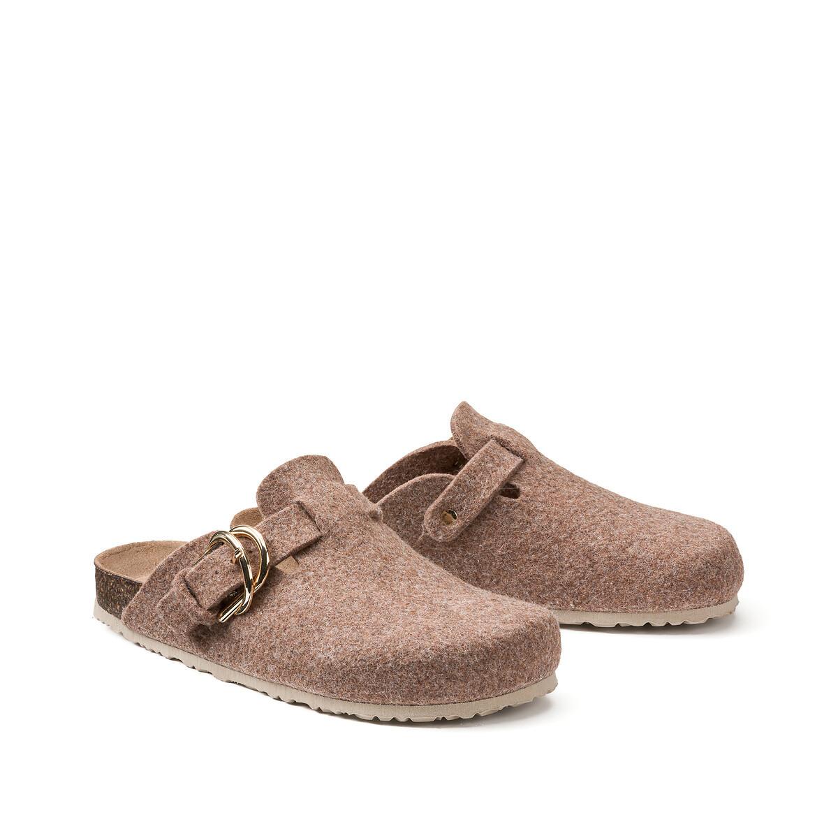 Image of Filzpantoletten Unisex Rot 40