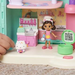 Spin Master  Gabby's Dollhouse , set Lunch and Munch Kitchen con 2 personaggi giocattolo, accessori e mobile, giocattolo per bambini dai 3 anni in su 