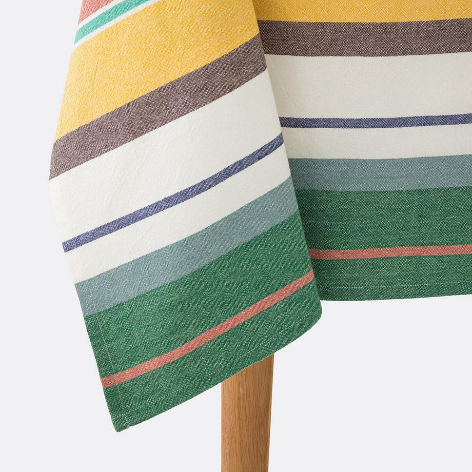 La Redoute Intérieurs  Nappe rayures coton lavé tissé-teint 