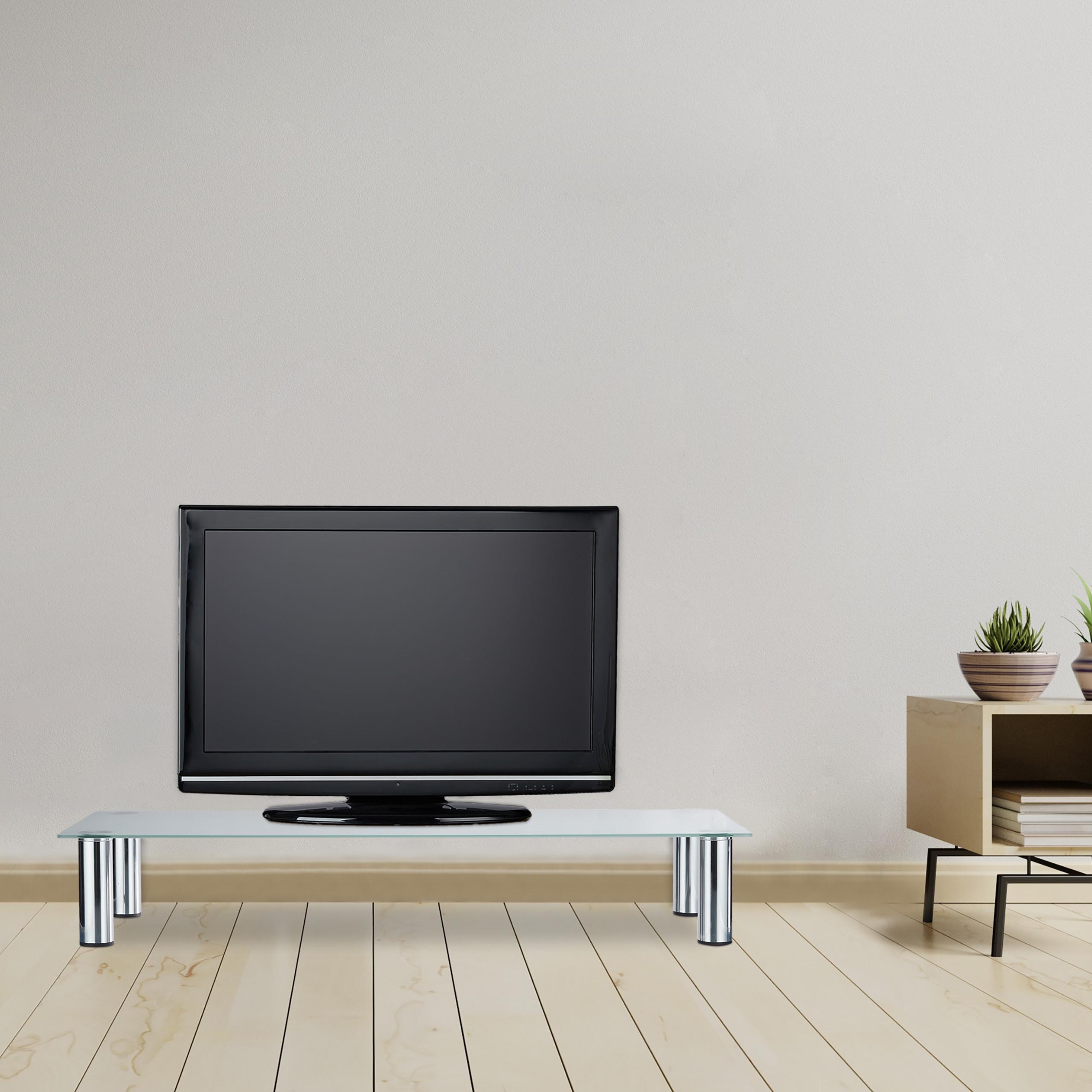 Northix Meuble TV en verre  