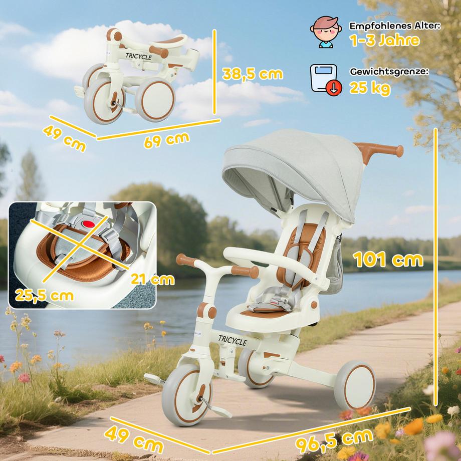 AIYAPLAY  tricycle pour enfants 