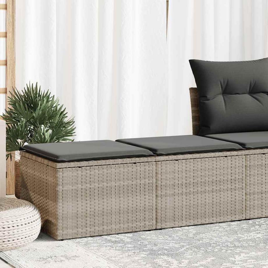 VidaXL set divano da giardino Polirattan  