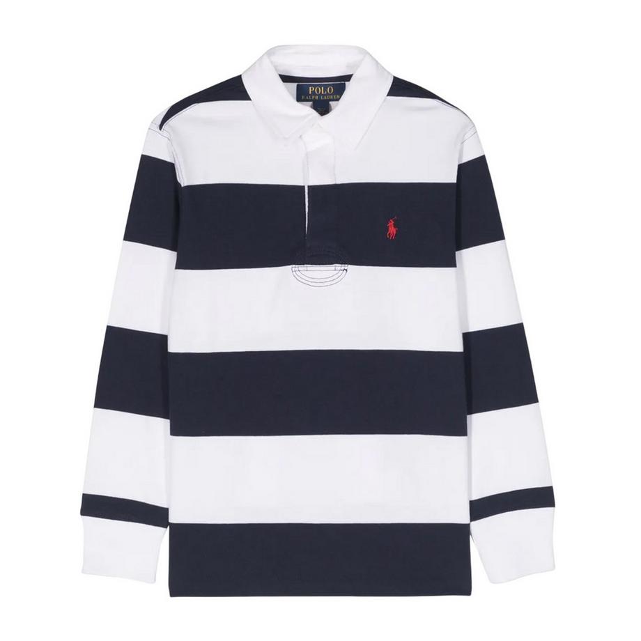 Camicia Da Rugby Strisce Collare