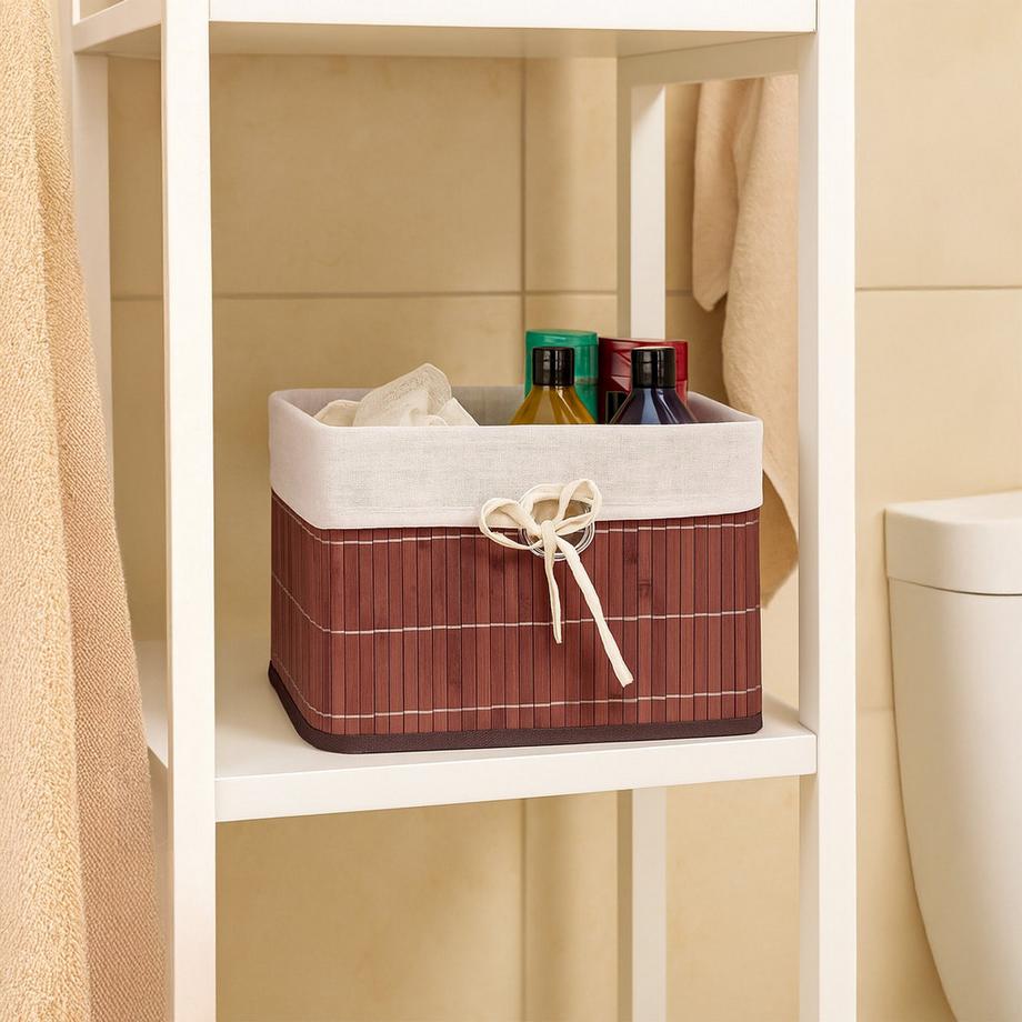 Northix Bambus-Aufbewahrungskorb-Set  