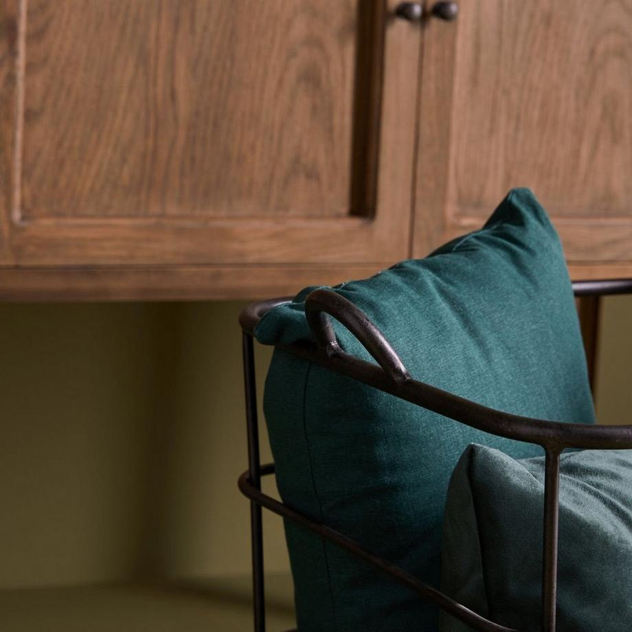 Calicosy Metallischer Rollenholzwagen  