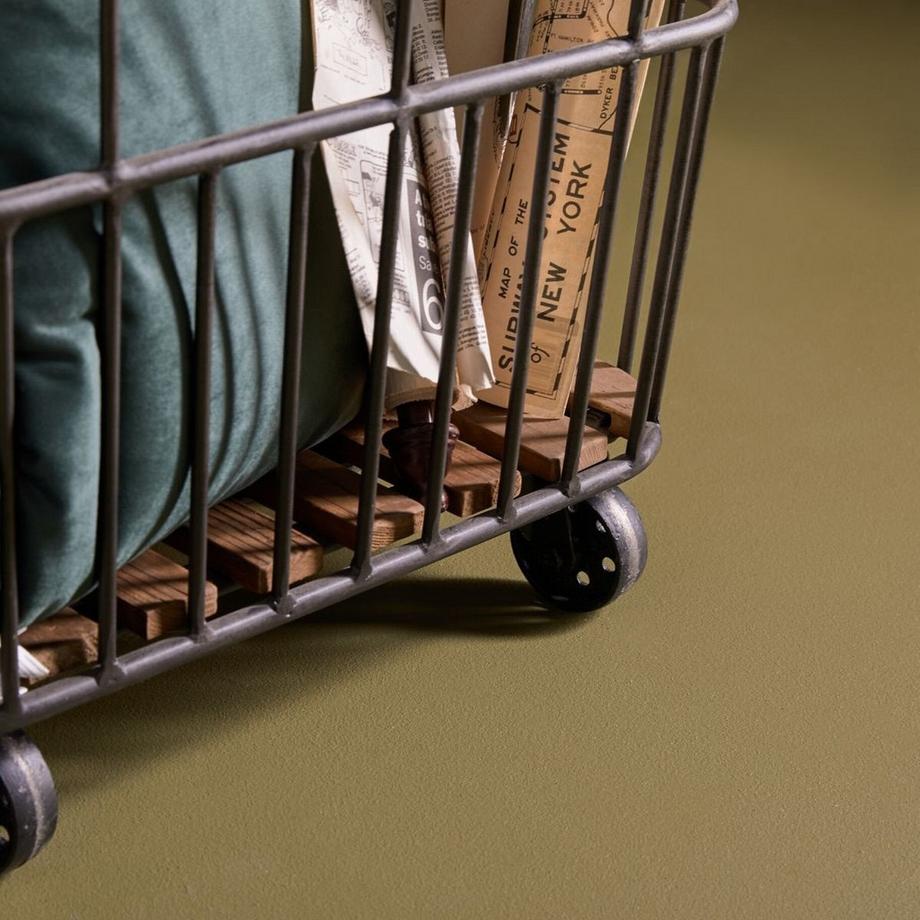 Calicosy Metallischer Rollenholzwagen  