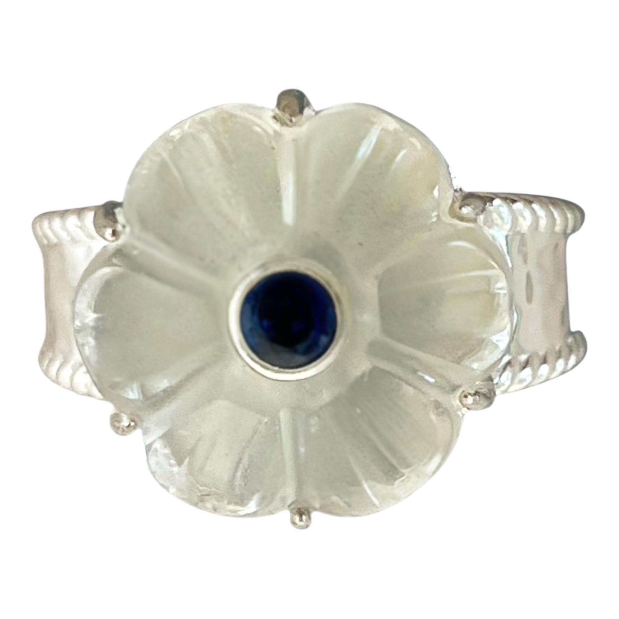 Steinkult  Ring Halbedelsteine Bergkristall "Noelia" 