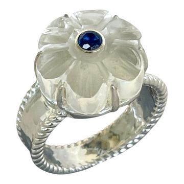 Ring Halbedelsteine Bergkristall "Noelia"