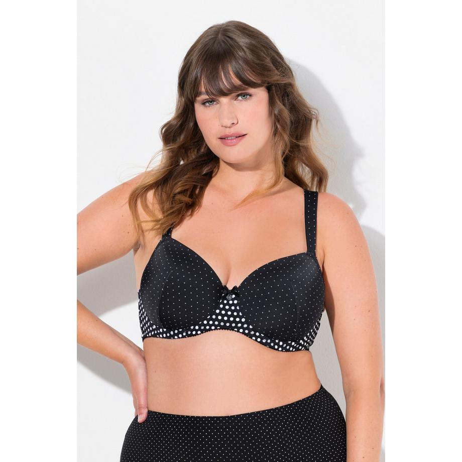 Ulla Popken Soutien-gorge à armatures Pois Bonnets Souples  