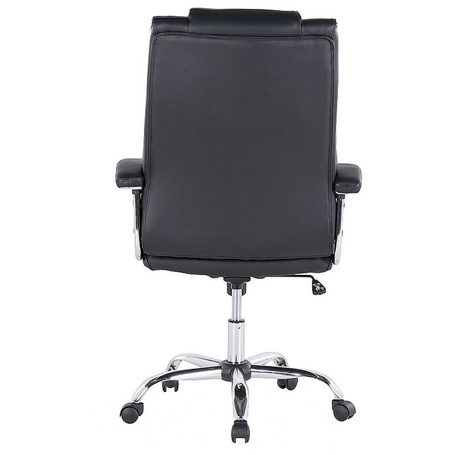 Beliani Fauteuil de bureau en Cuir PU Traditionnel ADVANCE  