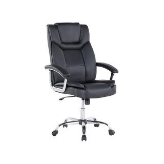 Beliani Fauteuil de bureau en Cuir PU Traditionnel ADVANCE  