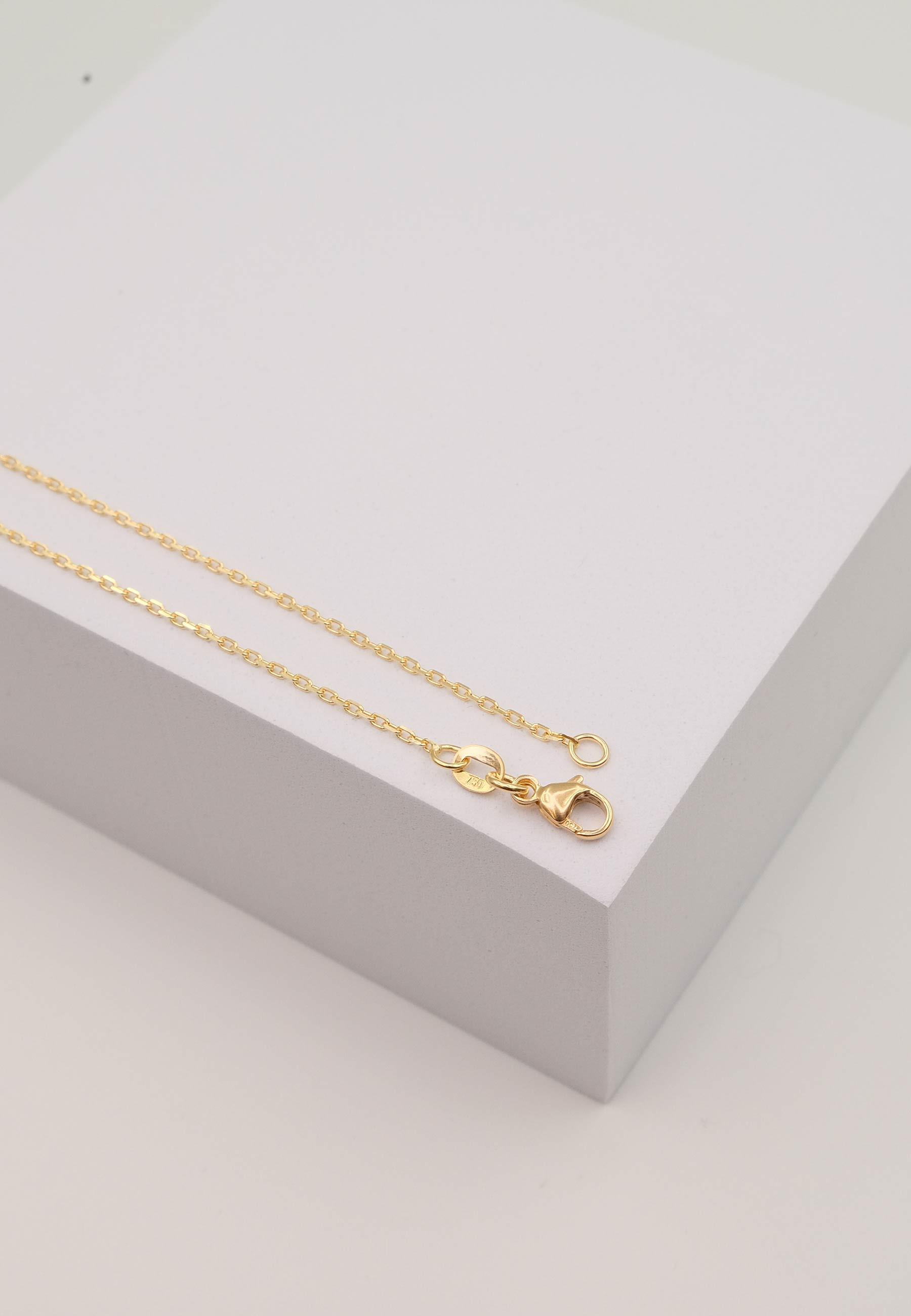 MUAU Schmuck  Collier Anker Gelbgold 750, 1.2mm, 42cm 