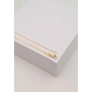 MUAU Schmuck  Collier Anker Gelbgold 750, 1.2mm, 42cm 