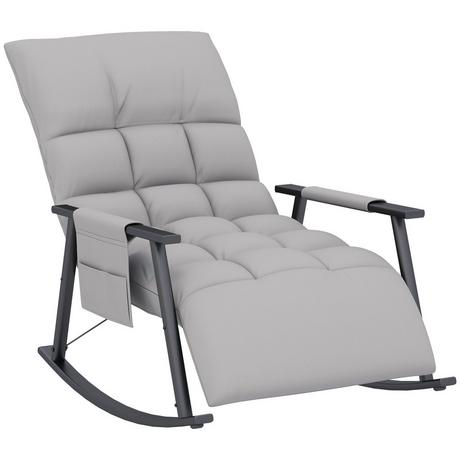 HOMCOM Fauteuil à bascule  