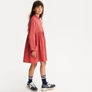 La Redoute Collections  Robe droite boutonnée en gaze de coton 