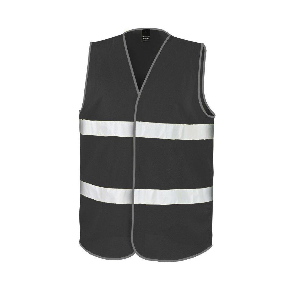 Image of Core Hi Vis Sicherheitsweste Unisex Schwarz S