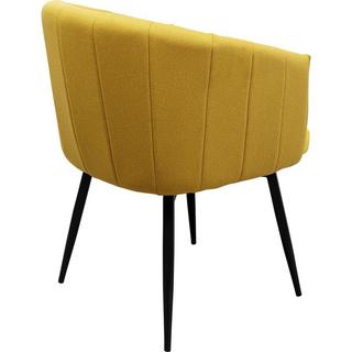 KARE Design Chaise pivotante Merida jaune  