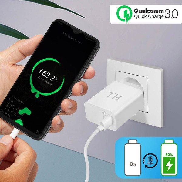 Avizar  Chargeur iPhone Fast Charge + câble 