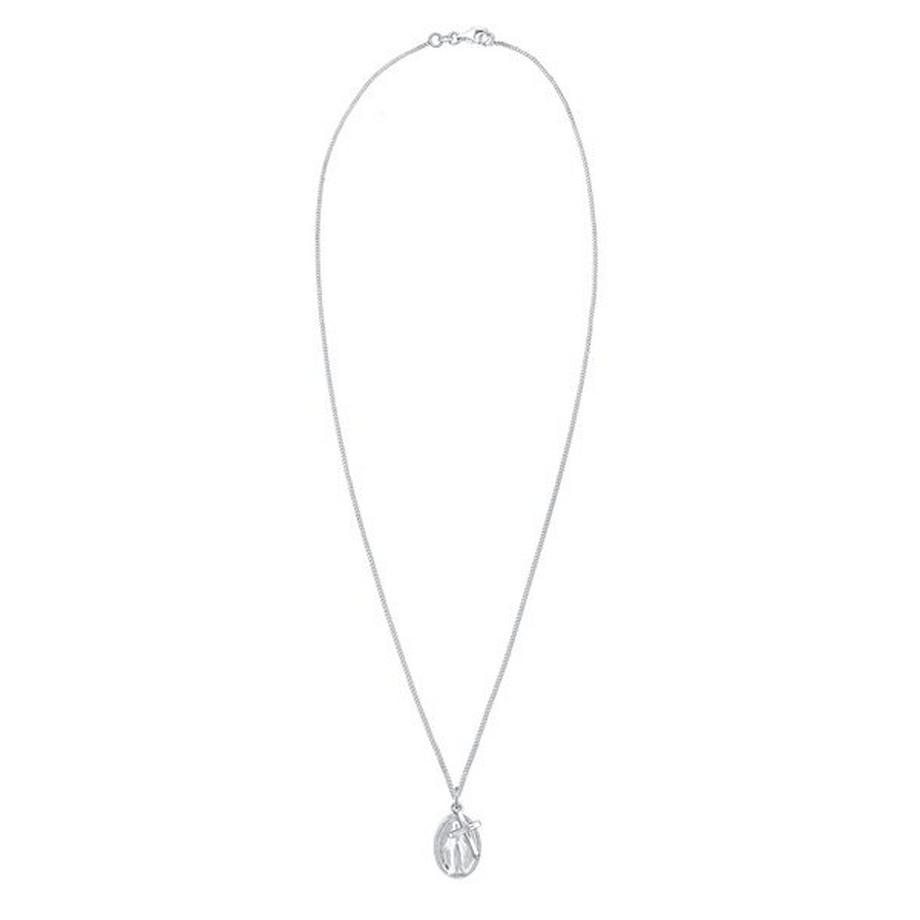 Elli  Collier Pendentif Image De La Vierge Et Croix 