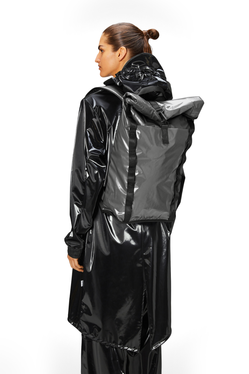 RAINS Sibu Rolltop Sac à dos W3 Gris  