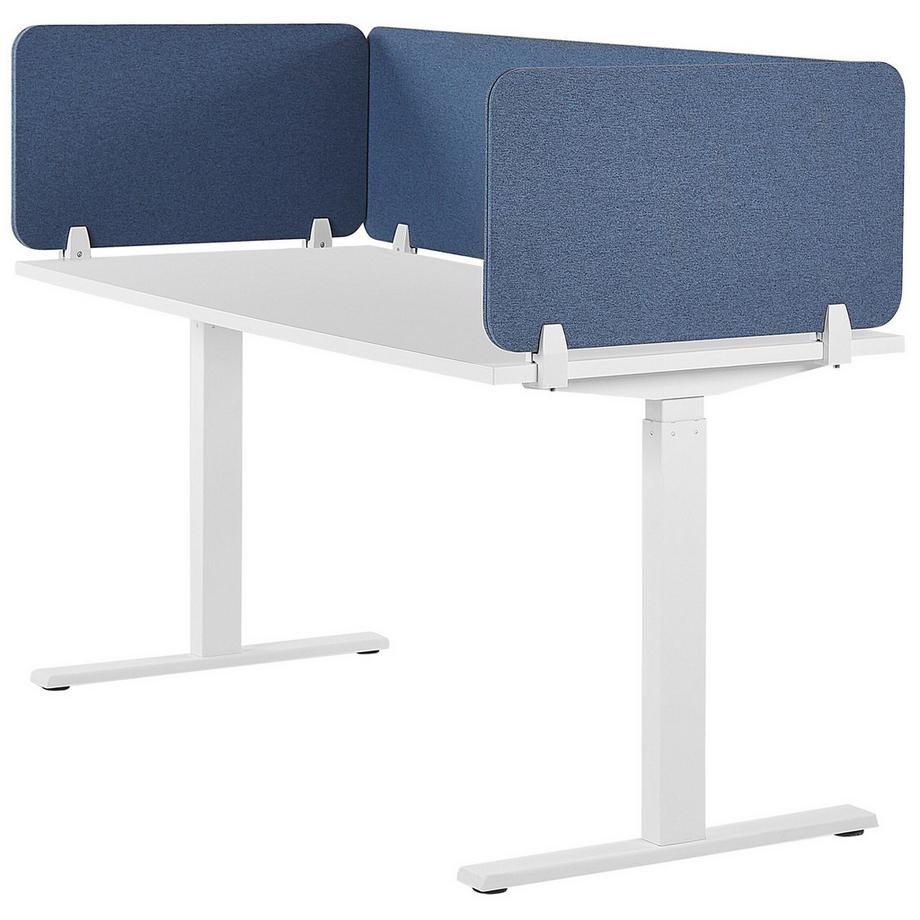 Beliani  Schreibtischtrennwand aus PET-Filz  WALLY 